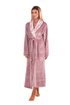 Flora Mauve Mist - Dámský Župan s Límcem - 25 56 4353