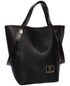 Černá shopper dámská kabelka S683 GROSSO