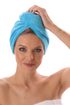 Turban na vlasy Tampa tyrkysová