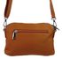 Hnědá crossbody dámská kabelka se třemi oddíly 5414-BB