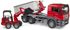 BRUDER 03767 Auto MAN TGS LKW s kontejnerem + nakladač Schäffer model 1:16