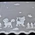 Dětská kusová záclona Kočička 150x305 cm