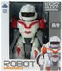 Robot Dominator bojový set se zbraní a štítem 24cm na baterie Světlo Zvuk 3 barvy