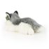 Plyšový pes husky ležící 30 cm