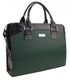 PUNCE LC-01 zelená lakovaná dámská kabelka pro notebook do 15.6 palce