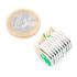 Neodymový magnet kotouč Ø 15 mm, v. 1 mm, samolepicí 3M, síla 860 g 10 kusů
