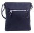 Crossbody dámská kabelka v květovaném designu tmavě modrá 5432-BB