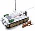 SLUBAN ARMY WWII Tank bílý T-34/85 518 dílků + 2 figurky STAVEBNICE