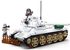 SLUBAN ARMY WWII Tank bílý T-34/85 518 dílků + 2 figurky STAVEBNICE