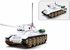 SLUBAN ARMY WWII Tank bílý T-34/85 518 dílků + 2 figurky STAVEBNICE