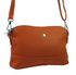 Hnědá crossbody dámská kabelka se třemi oddíly 5414-BB