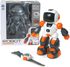 RC robot na vysílačku (chodí, tančí, nahrává; světlo, zvuk, baterie)