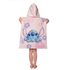Plážová osuška pončo Lilo a Stitch Pink 50x115 cm