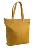 Kožená velká dámská shopper kabelka Juliette fialová