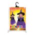 Karnevalový kostým čarodějnice/halloween fialová s rukávy vel. M