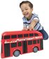 Autobus červený dvoupatrový doubledecker na baterie Světlo Zvuk