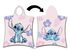 Plážová osuška pončo Lilo a Stitch Pink 50x115 cm
