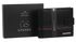 GROSSO Kožená pánská peněženka černá-červená RFID se zápinkou v krabičce