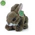 Plyšový králík hnědý ležící, 15 cm