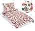 Povlečení dětské - Vánoce Bílá,Zelená,Červená 90/CH05 140x200, 70x90 cm