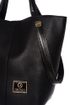 Černá shopper dámská kabelka S683 GROSSO