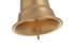 Kovový zvonek 14 cm - zlatá
