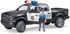 Bruder policejní Dodge RAM 2500 s figurkou (baterie, světlo, zvuk) 02505