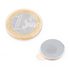 Neodymový magnet kotouč Ø 15 mm, v. 1 mm, samolepicí 3M, síla 860 g 10 kusů