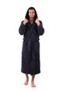 Bavlněný župan Athena s kapucí tmavě modrá 31 16 5952 unisex
