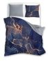FARO Povlečení bavlněný satén Minerál Blue Bavlna - Satén, 140/200, 70/90 cm