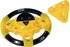 Volant smajlík dětský zvukový žlutý s přísavkou na baterie Zvuk