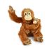 Plyšový orangutan s mládětem 25 cm