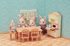 Sylvanian Families jídelna stůl s židlemi a kredencí nábytek doplněk k herním sadám