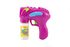 Pistole bublifuk s náplní plast 15cm na baterie asst 2 barvy na kartě
