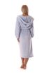 Župan s kapucí Siena unisex světle šedá 31 56 9151