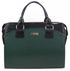 PUNCE LC-01 zelená lakovaná dámská kabelka pro notebook do 15.6 palce