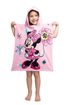 Plážová osuška pončo Minnie Pink bow 50x115 cm