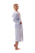 Župan s kapucí Siena unisex světle šedá 31 56 9151