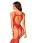 Ohnivé body N122 bodystocking - Obsessive