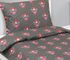 Povlečení bavlněné Junior Bílá,Růžová,Šedá 90/089 140x200, 70x90 cm