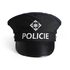 sada policie s plácačkou a píšťalkou