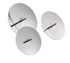 Misky s bodci 5,3 cm (4 ks) stříbrné