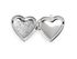 Madailonek rozevírací srdce zdobené Ø29 mm z nerezové oceli