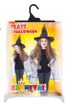 Kostým pro děti čarodějnice/halloween - plášť + klobouk