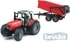 Bruder traktor Massey Ferguson + sklápěcí vůz červený 02045