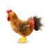 Plyšový kohout stojící, 33 cm