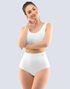 Dámské kalhotky s vysokým pasem bezešvé Bamboo 00036P