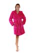 Krátký župan s kapucí Lilly extra one size malinový 33 20 3430