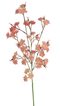 Umělá kvetoucí větvička 66 cm - broskvová