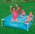 Baby bazén dětský čtvercový s rámem 122x30cm nadzemní samonosný 57173